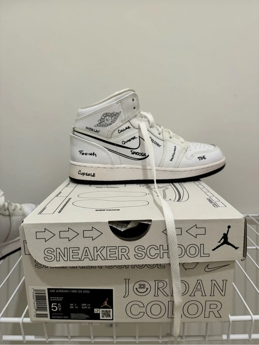 Jordan 1 Mid Schematic - Picture 1 of 8